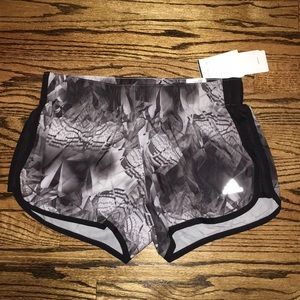 Adidas pattern running shorts: NEW WITH TAGS